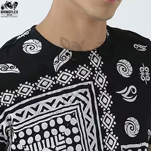 Camisetas de Hombre Holgadas de Gran Tamaño, Recién Llegadas, con Logotipo Impreso Personalizado en DTF, Manga Corta, 100% Algodón, Transpirables, de Secado Rápido, Estilo Hip Hop - Product Image 6