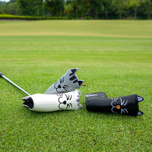 Pakistan Made Waterproof PU Leather <b>Golf</b> Head Cover Printed Patterns Custom Logo High Quality Wholesale Online Sale SOSH4 Brand - Product Image 2