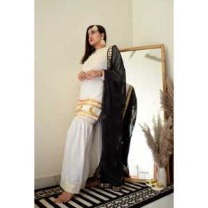 Conjunto de Traje de Gasa Blanco Sunshine - Talla XS - Product Image 6