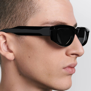 89217 New Fashion Street Shooting Personality Shades Custom Logo Small Cat Eye Frame Vintage Women Men <b>Sunglasses</b> - Product Image 1