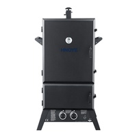 Barbecue vertical professionnel au gaz et au charbon de bois en acier inoxydable pour restaurants