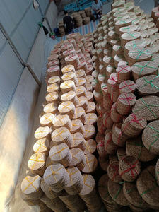 Tapis ronds en jacinthe d'eau à poils ras, en fibres naturelles écologiques, pour la maison, la voiture et le camping, style moderne, fabrication vietnamienne - Product Image 4