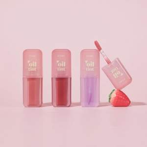 Tinte Labial con Aceite Dear Darling de Etude House, Color Milkyberry, 4.2g, en Formato Líquido con Vitamina E - Product Image 1