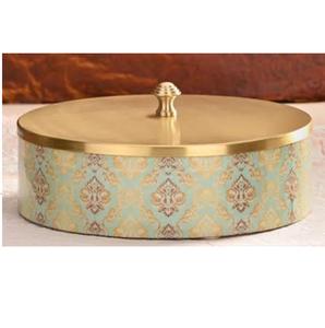 Boîte de rangement moderne en bois pour tortillas et roti, pour la présentation et l'organisation sur la table de cuisine, avec couvercle imprimé - Product Image 4