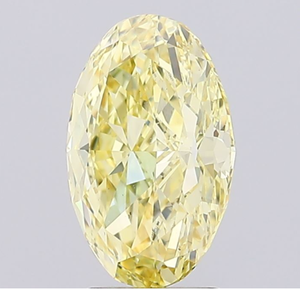 Diamante Cultivado en Laboratorio con Certificación IGI, Corte Ovalado de 3.51 CT, Color Amarillo Intenso Fantasía, Claridad VS2, CVD LG 642429211, ROYAL GEMS para Joyería - Product Image 2