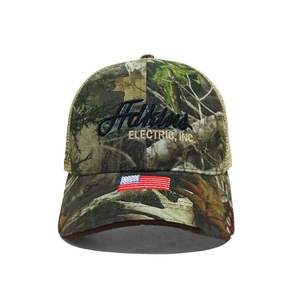 Vietnam Produced, Customizable Embroidery Logo 6 Panel Structured Breathable Mesh Trucker Hat, Classic Daily <b>Accessory</b> for Adult - Product Image 1