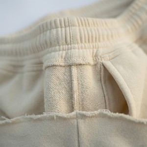 Shorts de survêtement décontractés pour hommes, blancs, ornés de strass, coupe ample, avec cordon de serrage, style streetwear, mode estivale - Product Image 3