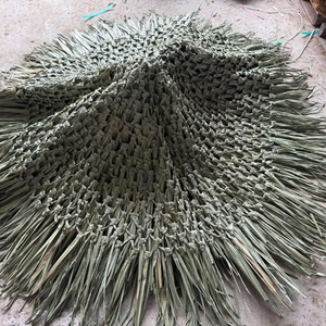 Cubierta Plegable para Sombrilla de Techo de Paja de 2.6m, Duradera y Resistente a la Intemperie, Panel de Techo de Paja Tropical de Vietnam - Product Image 1