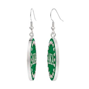 Pendientes de Cristal Rosa Verde con Volantes, Joyería de Moda para Mujer, Elegantes Pendientes Colgantes, Accesorio Floral Brillante, Regalo para Fiesta - Product Image 2