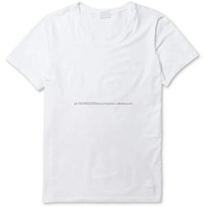 Camiseta Blanca de Algodón 100% con Diseño Personalizado, Logotipo Impreso, Cuello Redondo, Manga Corta, Talla Grande para Hombre - Product Image 3