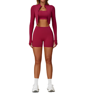Ropa de Entrenamiento para Mujer, Transpirable, Tallas Grandes, Leggings Modestos para Embarazadas, Shorts, Sujetador Deportivo, Camiseta sin Mangas, Sudadera con Capucha, Chaqueta, Mono - Product Image 1