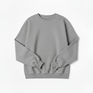 Sweat-shirt à capuche rouge à col rond, grande taille, manches longues, coupe régulière, couleur unie, tissu tricoté décontracté, vêtements d'automne et d'hiver pour adultes - Product Image 6