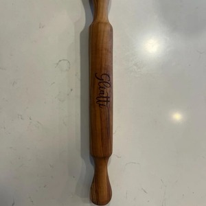 Wooden Designer <b>Rolling</b> <b>Pin</b> for Home Kitchen Use Stylish Premium Tool for Restaurants Hotels and Event Meal Preparation - Product Image 2