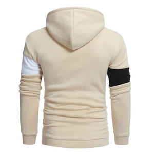 Sudadera con Capucha para Hombre, Diseño Color Block, Corte Regular, Tejido de Punto Terry, Secado Rápido, Transpirable, Resistente al Viento, Forrada, Estilo Urbano - Product Image 4