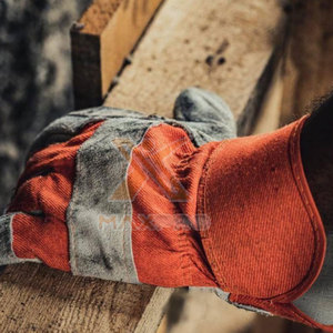 New Style Custom Design Leather Anti-Slip & Waterproof Low MOQ Wholesale Hand Protective Working <b>Gloves</b> for Sale - Product Image 6