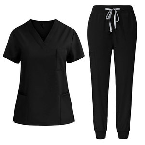 High Quality Medical <b>Scrub</b> Uniform Short Sleeve <b>Scrubs</b> <b>Top</b> Hospital Clothing Medical Women <b>Scrubs</b> Uniform Suits - Product Image 4