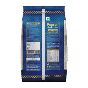 Riz Basmati aromatique à grains longs, doux et de qualité supérieure Pansari, 1 kg, séché - Product Image 3