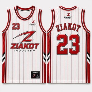 Venta al por Mayor Directa de la Industria, Jersey de Baloncesto Auténtico Personalizado con Rayas Blancas y Doradas, el Más Vendido - Product Image 2
