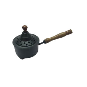 Antique Copper Alloy Bronze Finish Metal Incense Burner & Stick Holder Therapeutic Use Natural Indian <b>Home</b> Decor - Product Image 6
