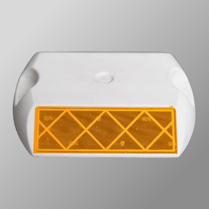 Borne de signalisation routière ultra-résistante en ABS réfléchissant type œil de chat pour la marquage des voies rapides et les systèmes de délimitation de sécurité routière - Product Image 1
