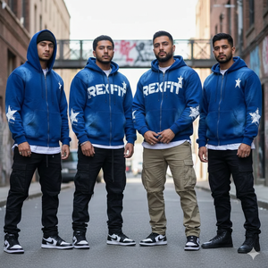 Sweat-shirts à capuche personnalisés avec logo sérigraphié, effet délavé, fermeture éclair, couleurs unies, en molleton épais, prix raisonnables - Product Image 5