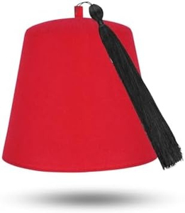 Chapeaux Fez Maçonniques Personnalisés en Coton Rayé Brodés à la Main pour Hommes - Entièrement Personnalisables - Product Image 6