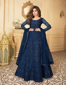 优质2022批发巴基斯坦女士休闲派对服装shalwar kameez定制颜色尺寸最佳拼接质量