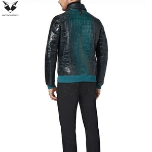 Vestes en cuir PU texturé de haute qualité, élégantes, chaudes, durables, tendance, style streetwear, écologiques pour l'automne - Product Image 3