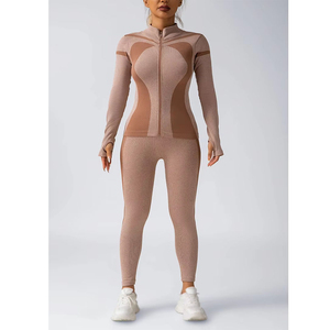 Ensembles de sport pour femmes 2026 – 2 pièces : short de yoga taille haute et brassière de sport anti-transpiration avec cordon de serrage en Spandex/Nylon extensible dans les quatre sens - Product Image 6