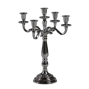 Elegante Candelabro de Cristal de 5 Brazos para Centro de Mesa de Boda Moderno y Decoración Romántica de Mesa - Product Image 4