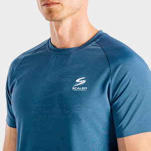 Camiseta Deportiva de Punto de Alta Calidad, Transpirable, Ecológica, de Secado Rápido, Corte Ajustado para Hombre, para Gimnasio, Entrenamiento, Running - Product Image 5