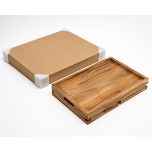 ถาดเสิร์ฟอาหารเช้าไม้มะม่วง ขาพับได้ ขายส่งอินเดีย - Product Image 6
