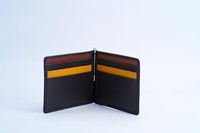 Portefeuille-classeur A7 en cuir Saffiano Wriza, organisateur zippé 13 couleurs avec pochettes à feuilles mobiles pour l'argent liquide et les économies