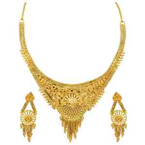 Collares Cortos Chapados en Oro de 14K, 18K y 24K al por Mayor, Conjunto de Collares de Diseño Tradicional, Joyería de Moda de Latón Chapado en Oro - Product Image 3