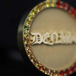 Nouveautés - Pendentifs photo circulaires en argent sterling 925 plaqué rhodium pour moissanite certifiée - Bijoux hip-hop - Product Image 2