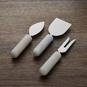Ensemble d'outils à fromage modernes en acier inoxydable, collection de couteaux à fromage, ustensiles de service pour la cuisine et la salle à manger - Product Image 3