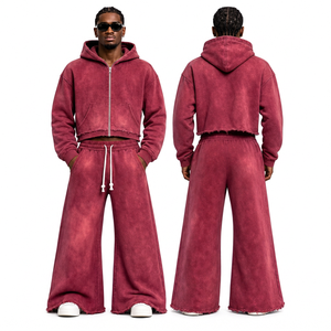 Survêtement en molleton en gros 400 GSM Coton Polyester Molleton Coupe Oversize pour Détaillants de Vêtements Royaume-Uni Europe - Product Image 6