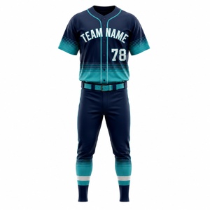Conjunto de Uniforme de Béisbol Personalizado, Jersey y Pantalones para Hombre, Impresión Sublimada, Absorbe la Humedad, para Todas las Temporadas, Corte Regular para Adultos, Manga Corta - Product Image 1