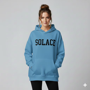 Sudadera Larga Oversize de Terciopelo de Fibra de Bambú para Mujer, Suave, Cálida y Cómoda, con Logo Frontal, Estilo Casual Urbano - Product Image 5