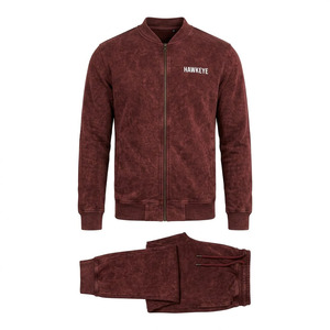 Ensemble de survêtement pour homme Hawk Eye Sports, sweat à capuche en tissu polaire fin, respirant, antibactérien, polyester/coton - Product Image 3