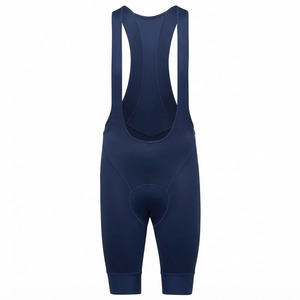 Cuissard de cyclisme bleu pour homme, sans coutures, respirant, grande taille, avec empiècement arrière noir, anti-humidité, style ajusté, logo à la taille, pour adultes - Product Image 4