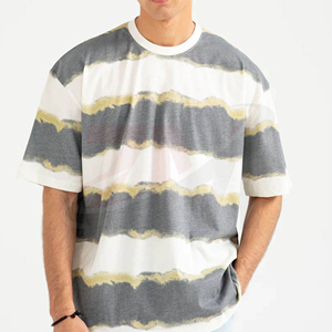 Camiseta Oversize Tie Dye para Hombre, Personalizada, de Algodón, Estilo Urbano, a la Moda, Informal - Product Image 3