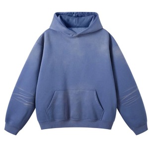 Sweat à capuche sport pour homme avec impression numérique, motif uni, haute qualité, confortable, coupe régulière, 100% coton molletonné, avec poche - Product Image 6