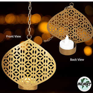 Ce magnifique porte-bougie suspendu est un cadeau idéal pour les fêtes de déménagement ou pour égayer la journée de quelqu'un. - Product Image 2