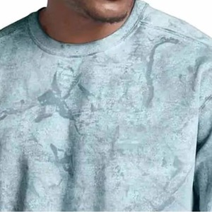 Sweat-shirt à col rond tie-dye pour homme, 100% coton, tricoté, coupe classique, style décontracté, manches longues, doux et confortable, style printemps - Product Image 4