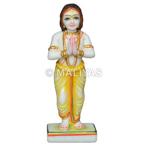 Statue de Bhakt Prahlad en marbre |   Murti Prahlad Ji en marbre blanc – MALIYAS - Product Image 1