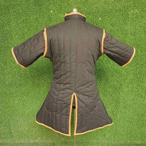Heavy Duty Padded Gambeson Coat Medieval Quilted Cotton Aketon Outerwear Reenactment Costume Outerwear For Men - Product Image 3