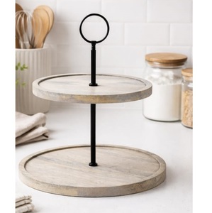 Customized Simple Pink Finishing Aluminium Cake Stand Premium Luxurious Party Table Decoration Cake Stand - Product Image 5