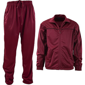Conjunto de Chaqueta y Pantalones Estilo Urbano con Capucha Ajustable, Hombros Caídos, Corte Holgado, Cortavientos, Traje Deportivo - Product Image 1