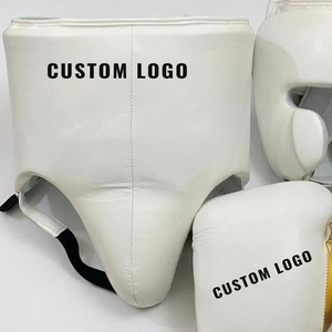 Juego de Boxeo de Cuero Blanco y Dorado, Duradero, Ligero, Personalizado, de Primera Calidad, Buen Proveedor, Servicio OEM ODM, Logotipo Personalizado - Product Image 3